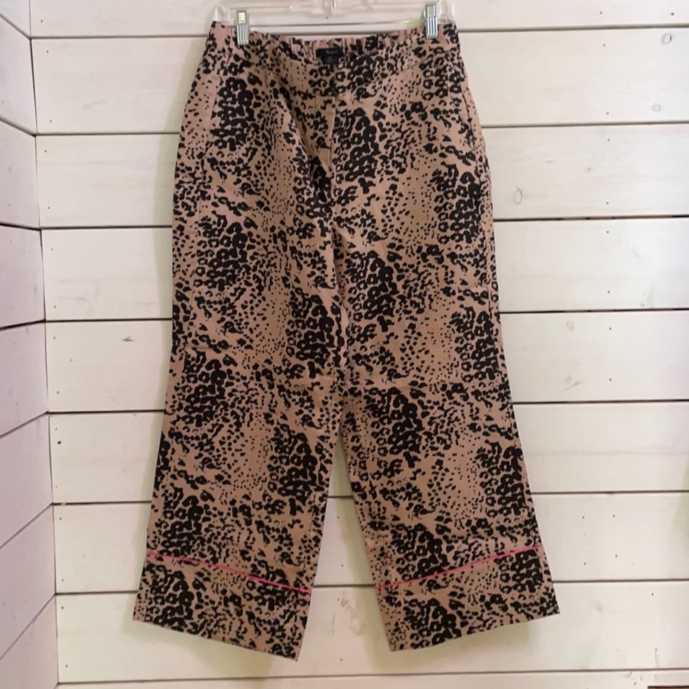 J. Crew High Rise Peyton Pant in Leopard NWT